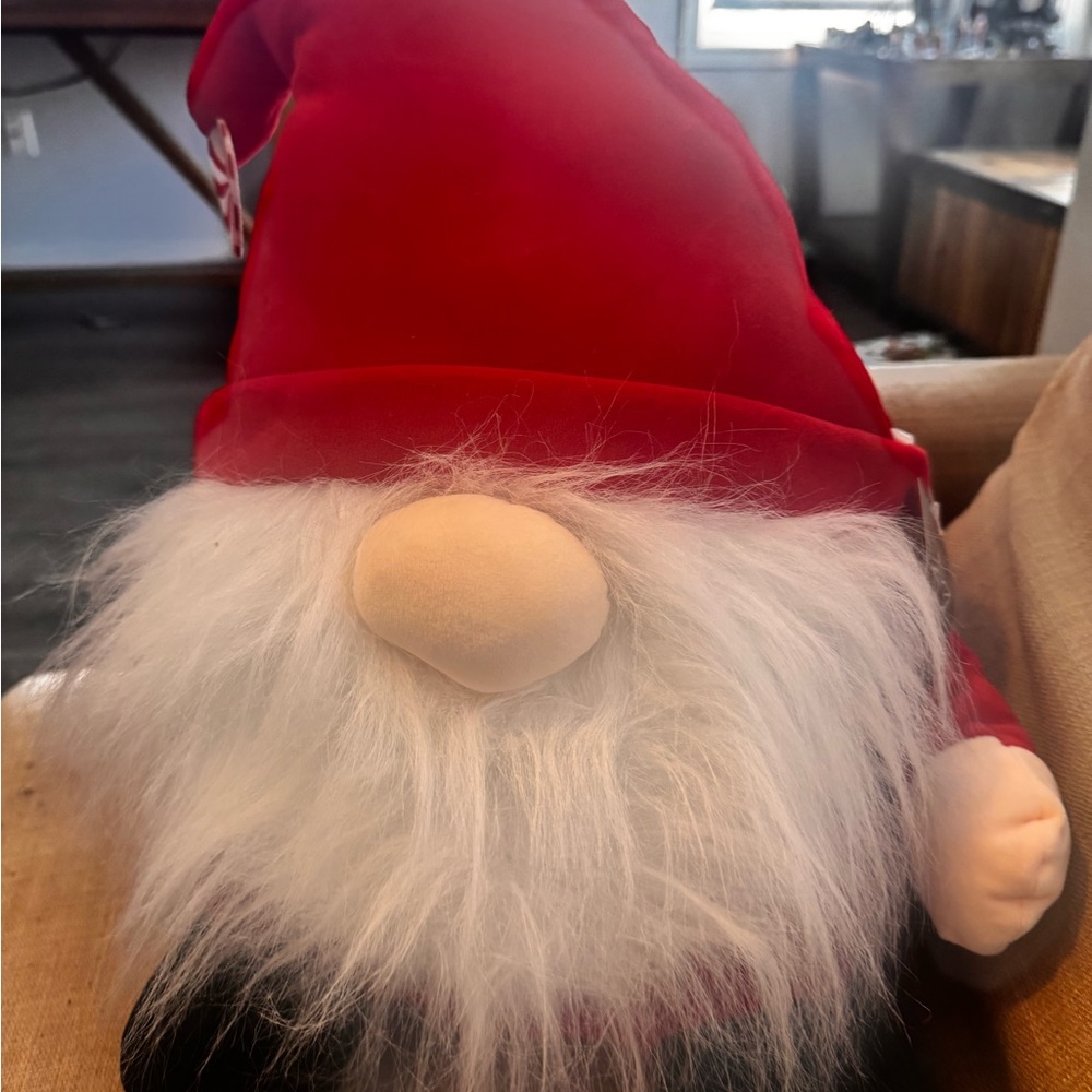 Red and White Gnome Plush